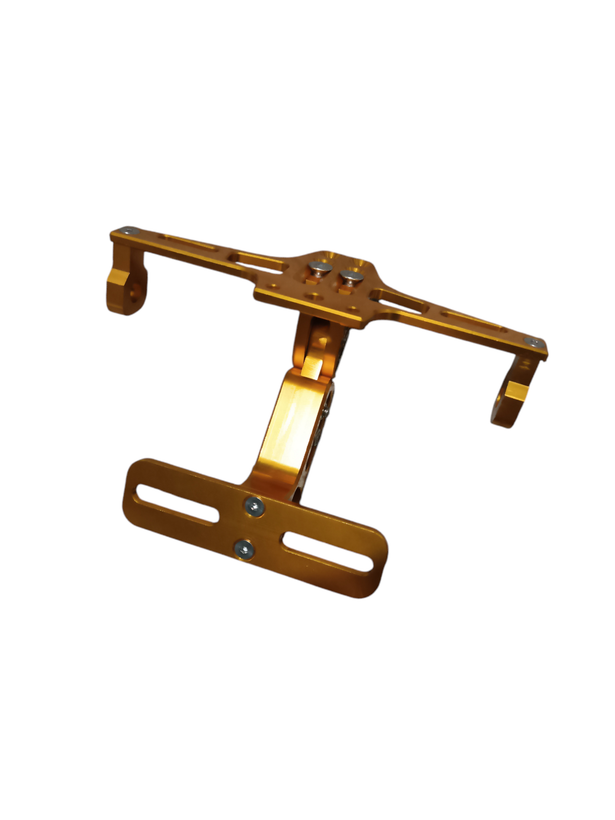 پایه پلاک تاشو طلایی