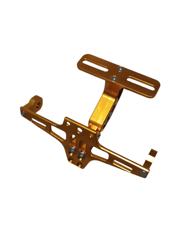 پایه پلاک تاشو طلایی