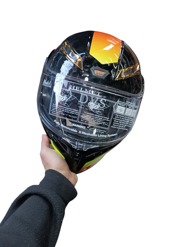 کلاه کاسکت فک متحرک QIKE