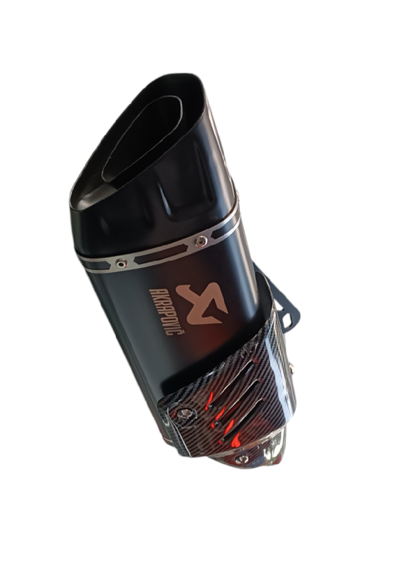 اگزوز قهرمانی اکروپاویچ کاور دار مشکی