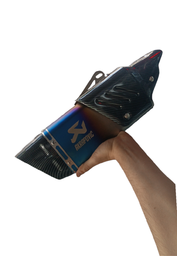 اگزوز قهرمانی اکروپاویچ کاور دار