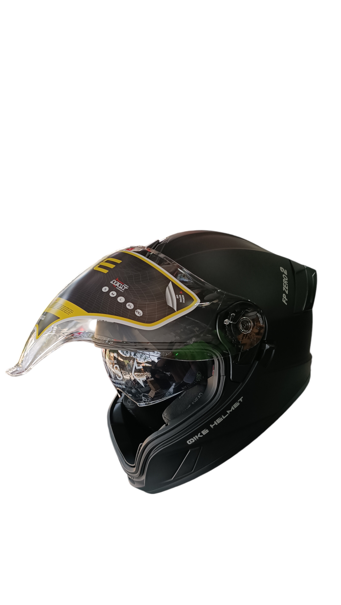 کلاه کاسکت فک ثابت QIKE مشکی مات