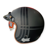 کلاه کاسکت وسپایی طوسی