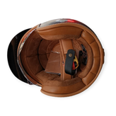 کلاه کاسکت وسپایی طوسی